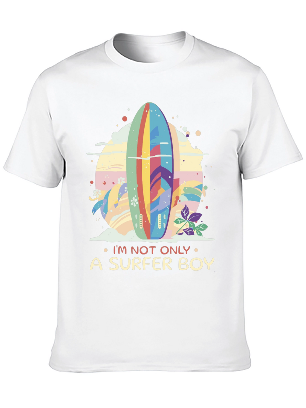 Surfer Boy Graphic Tee - Beach Vibes