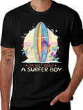 Surfer Boy Graphic Tee - Beach Vibes