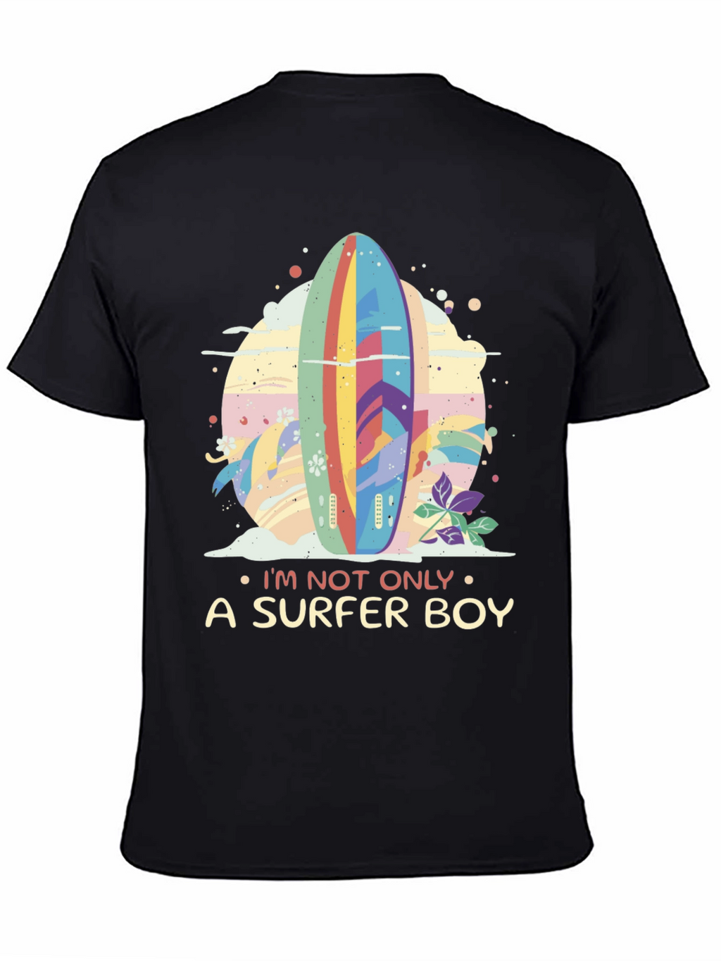 Surfer Boy Graphic Tee - Beach Vibes