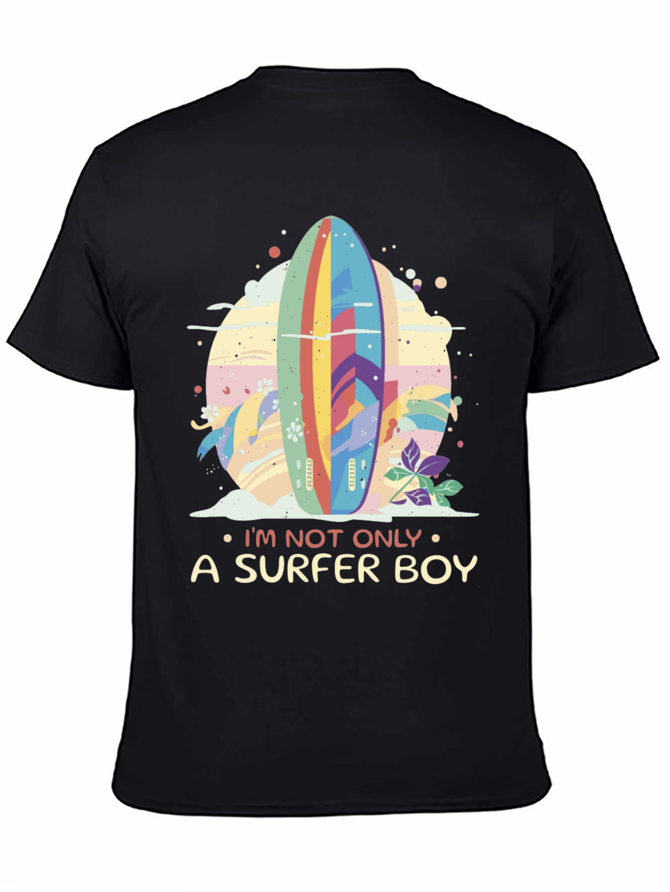 Surfer Boy Graphic Tee - Beach Vibes