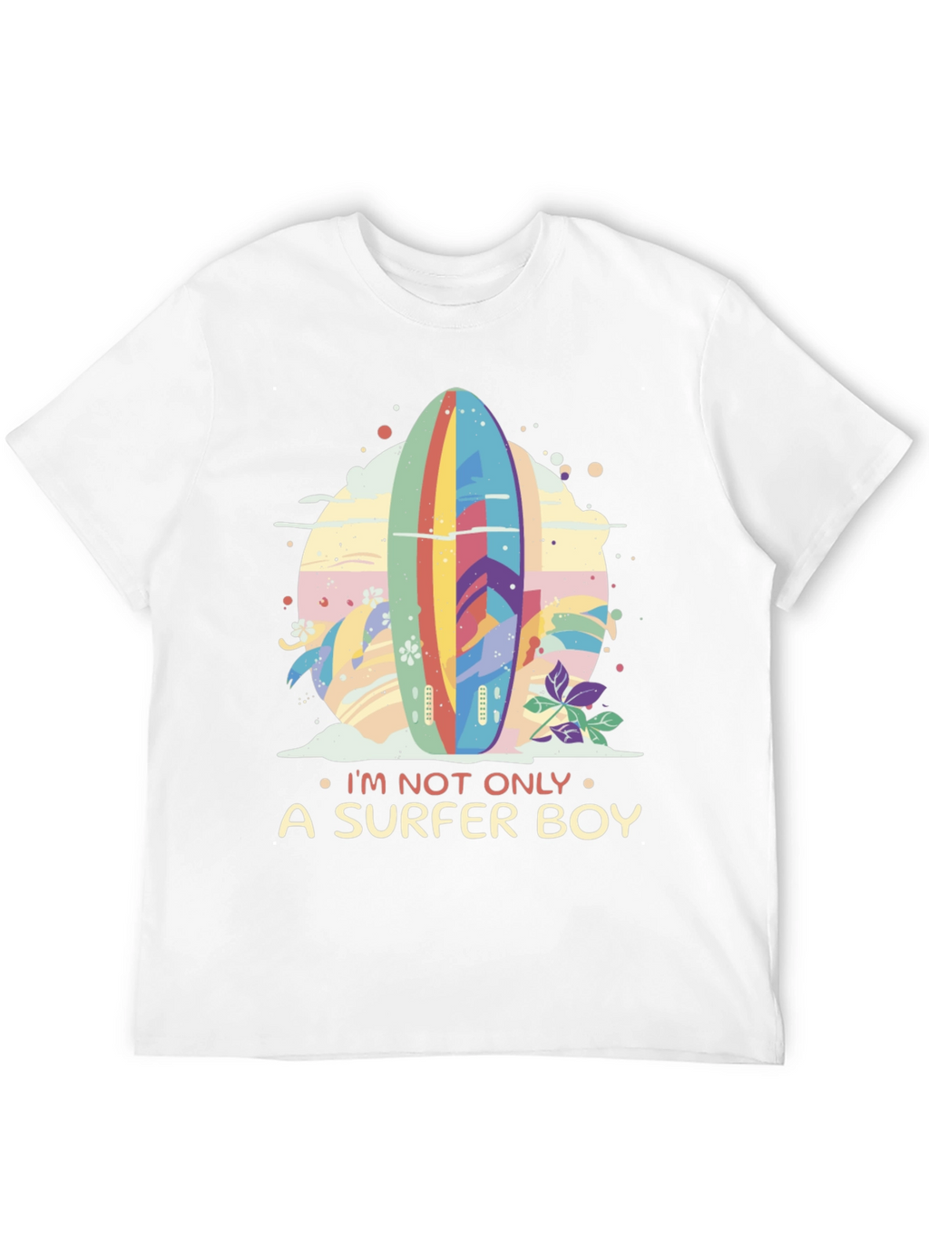 Surfer Boy Graphic Tee - Beach Vibes