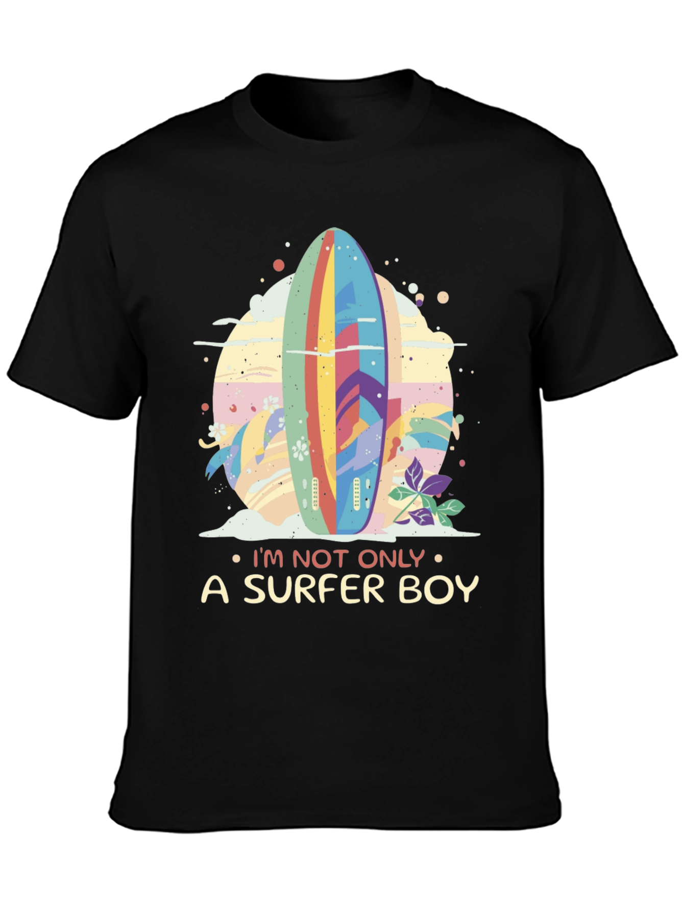 Surfer Boy Graphic Tee - Beach Vibes