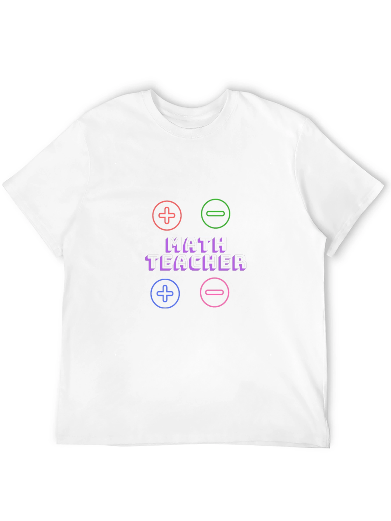 Math Teacher Graphic T-Shirt