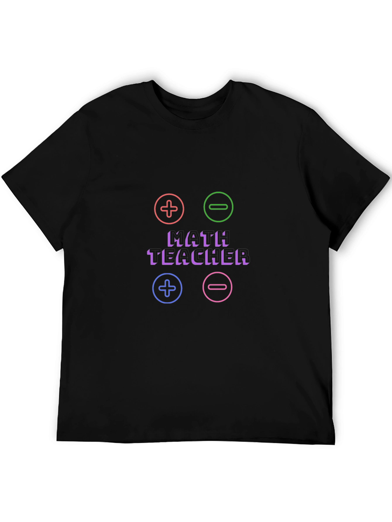 Math Teacher Graphic T-Shirt