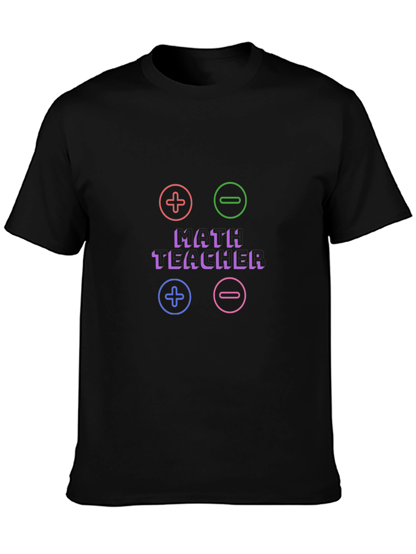 Math Teacher Graphic T-Shirt