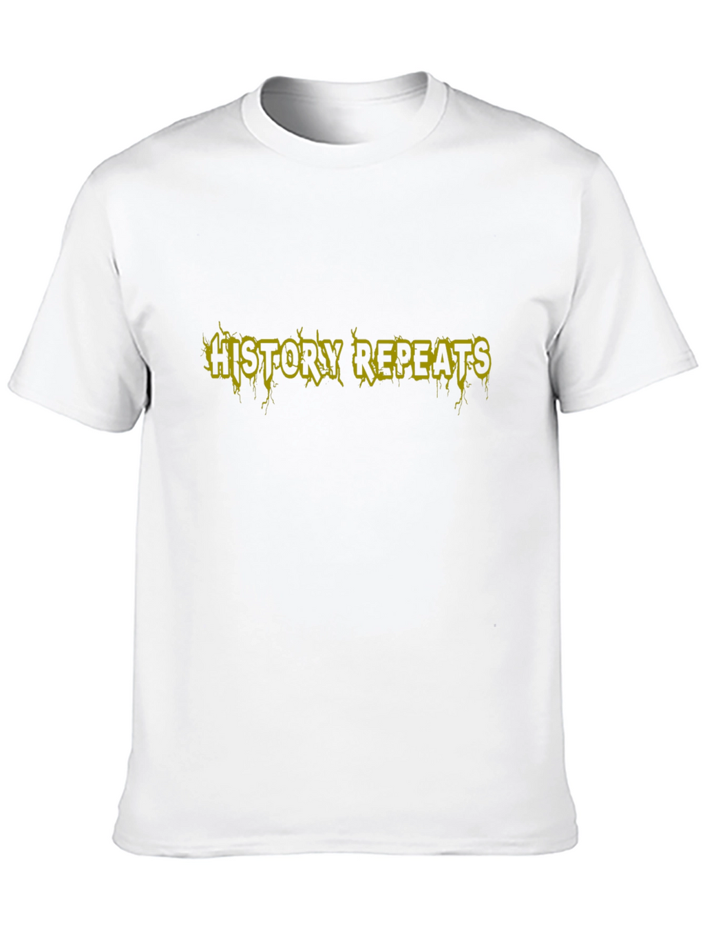 History Repeats Black T-Shirt Graphic Tee