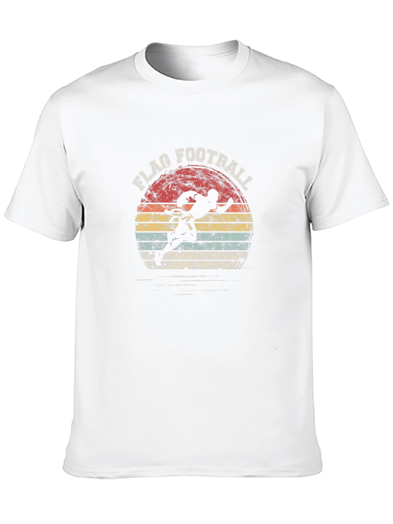 Retro Flag Football T-Shirt - Vintage Design