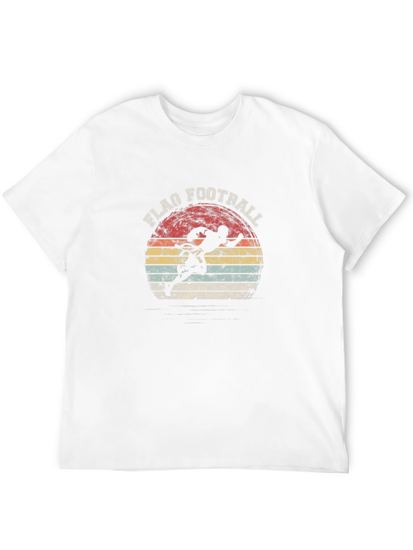 Retro Flag Football T-Shirt - Vintage Design