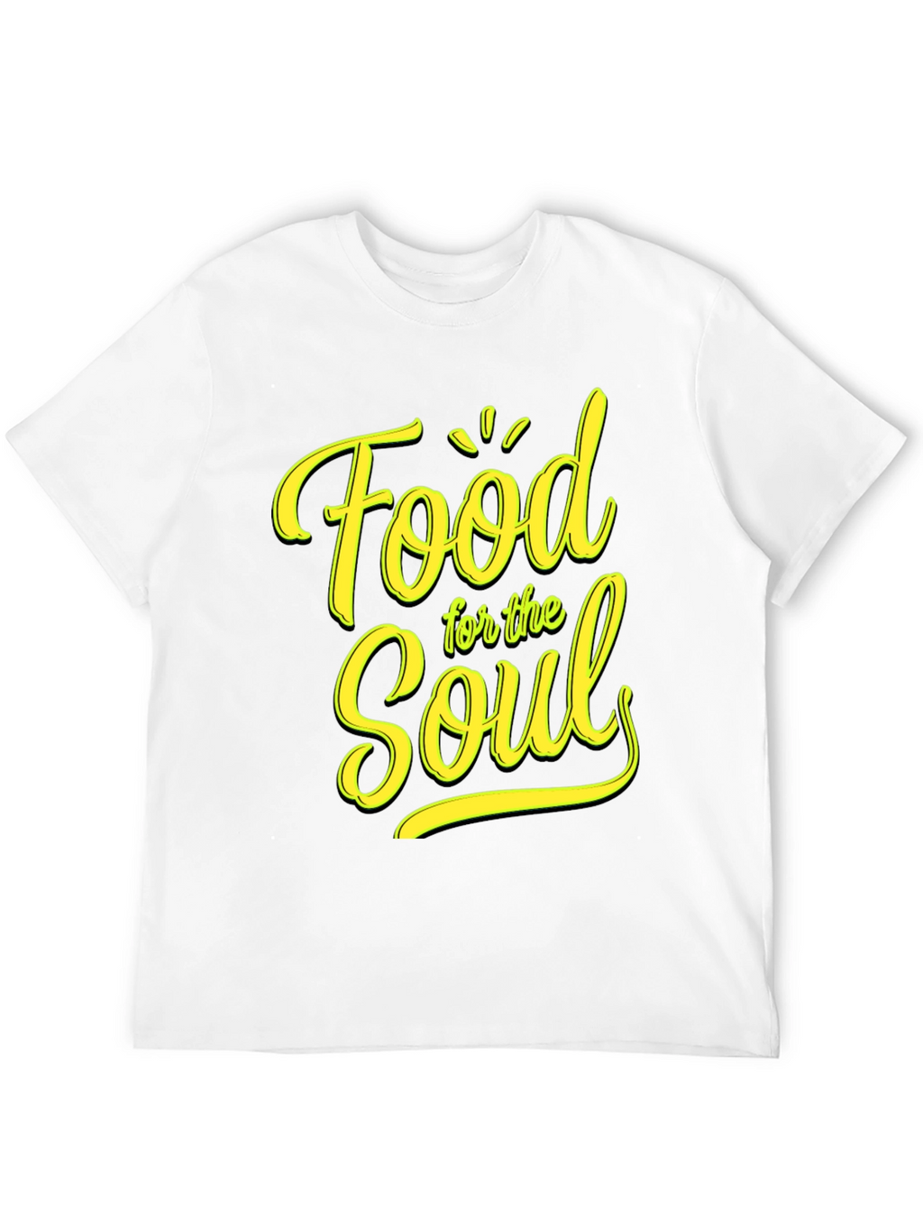 Food for the Soul Black Graphic Tee
