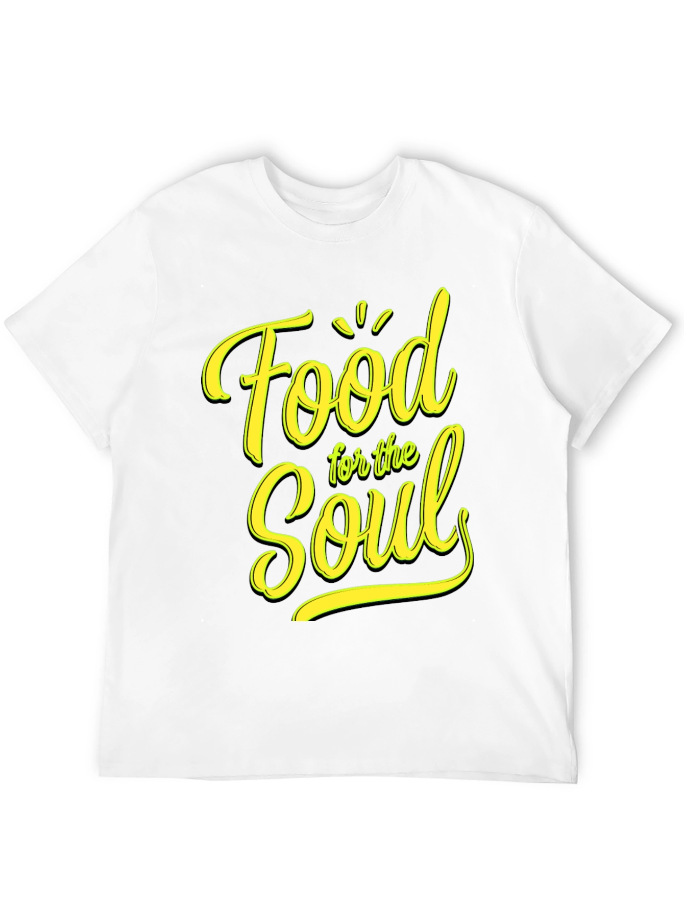 Food for the Soul Black Graphic Tee