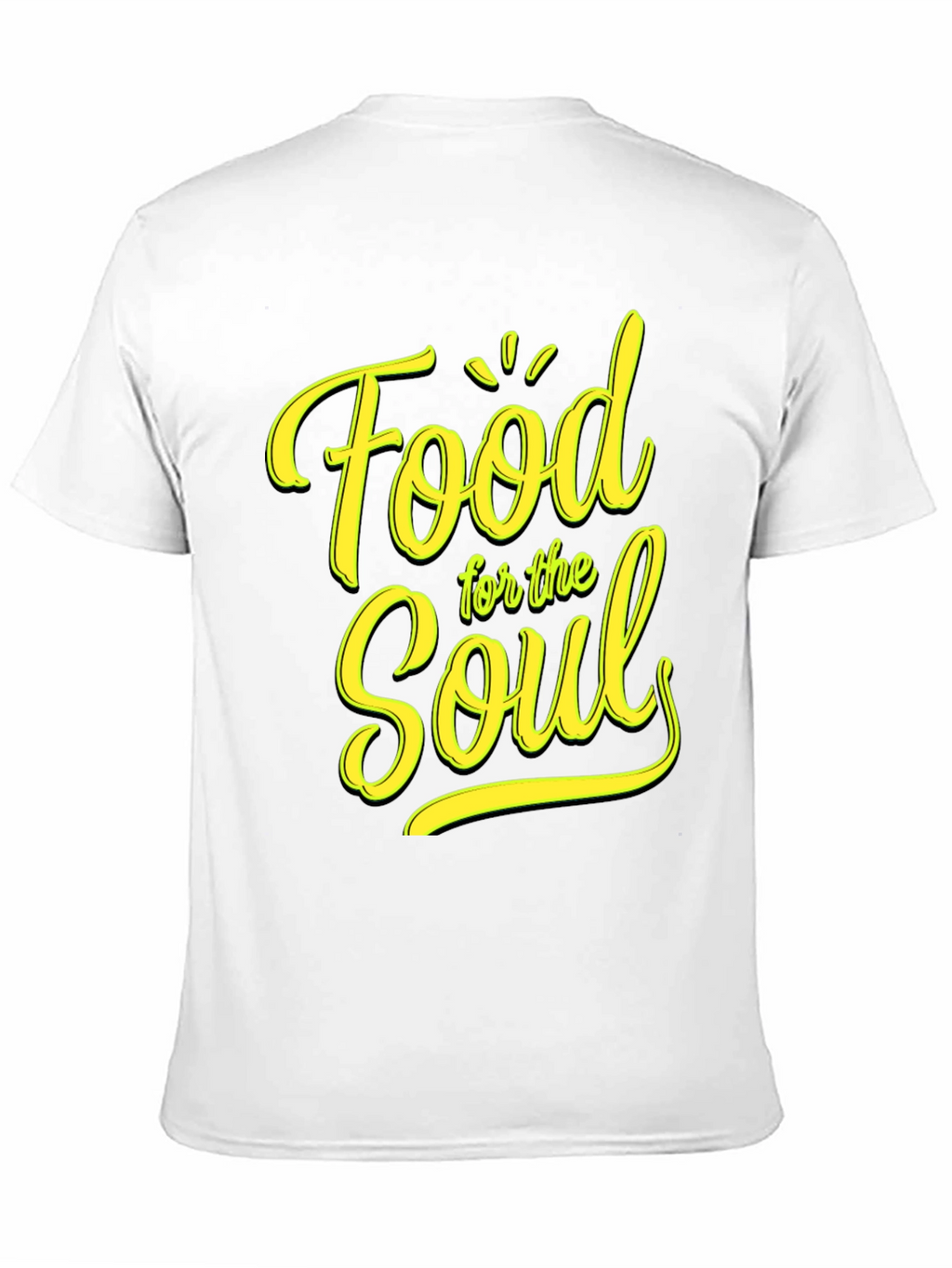 Food for the Soul Black Graphic Tee
