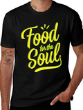 Food for the Soul Black Graphic Tee