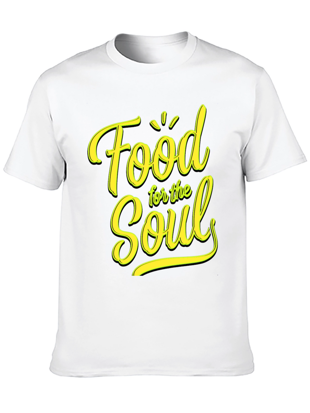 Food for the Soul Black Graphic Tee