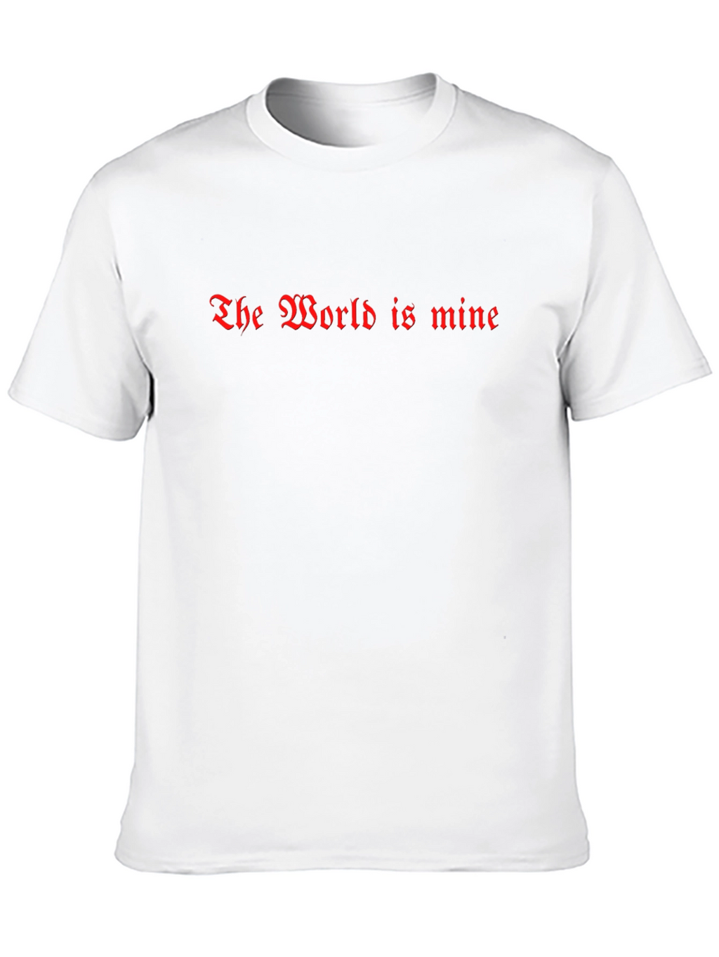 The World Is Mine Graphic Tee - Black