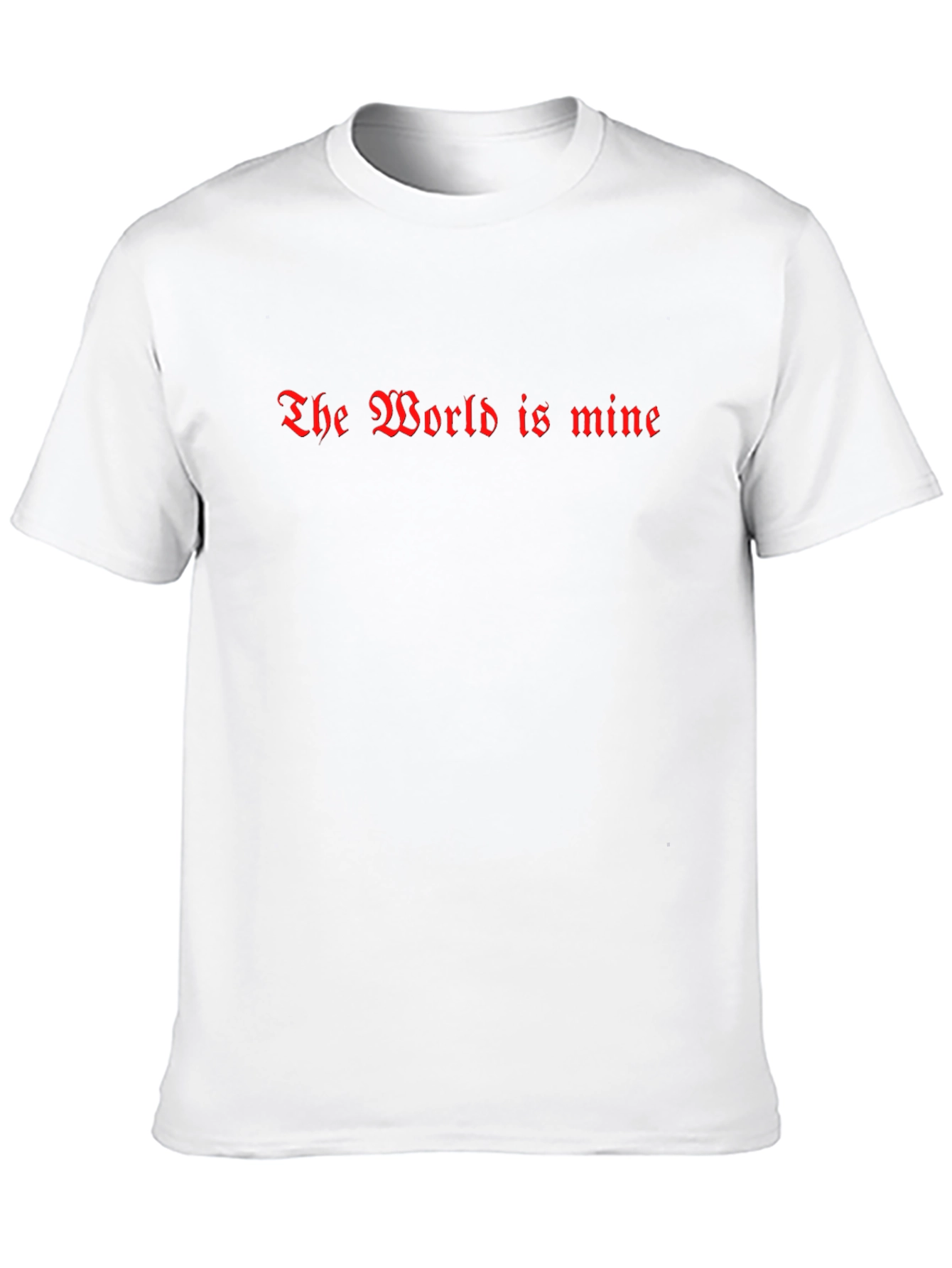 The World Is Mine Graphic Tee - Black