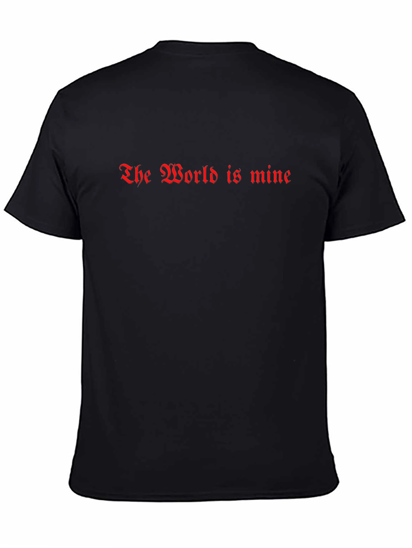 The World Is Mine Graphic Tee - Black