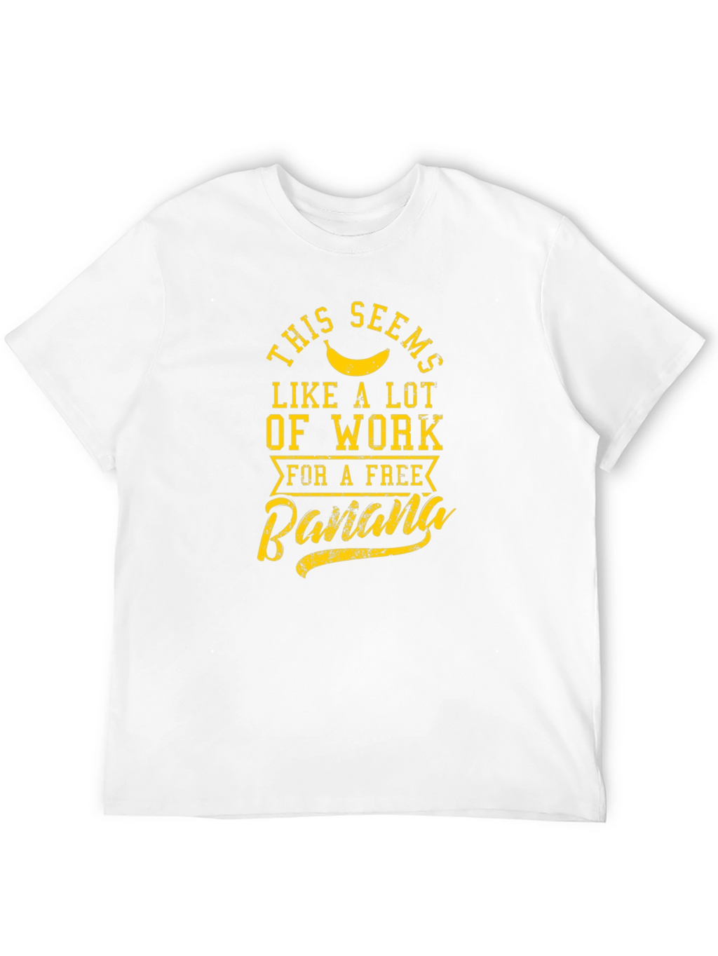 Funny Banana Graphic T-Shirt - Free Banana?