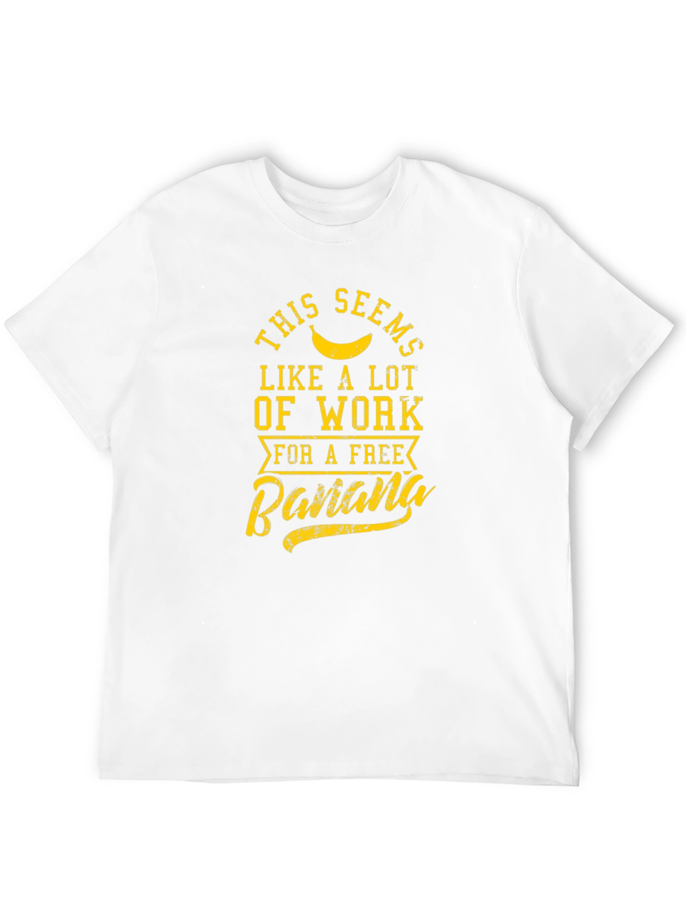 Funny Banana Graphic T-Shirt - Free Banana?