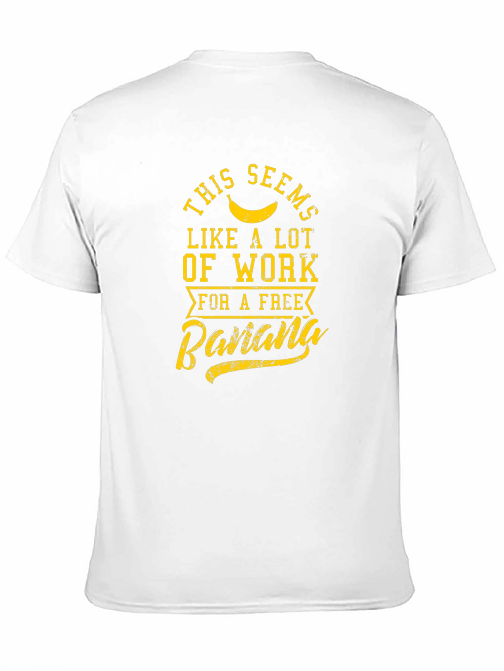 Funny Banana Graphic T-Shirt - Free Banana?