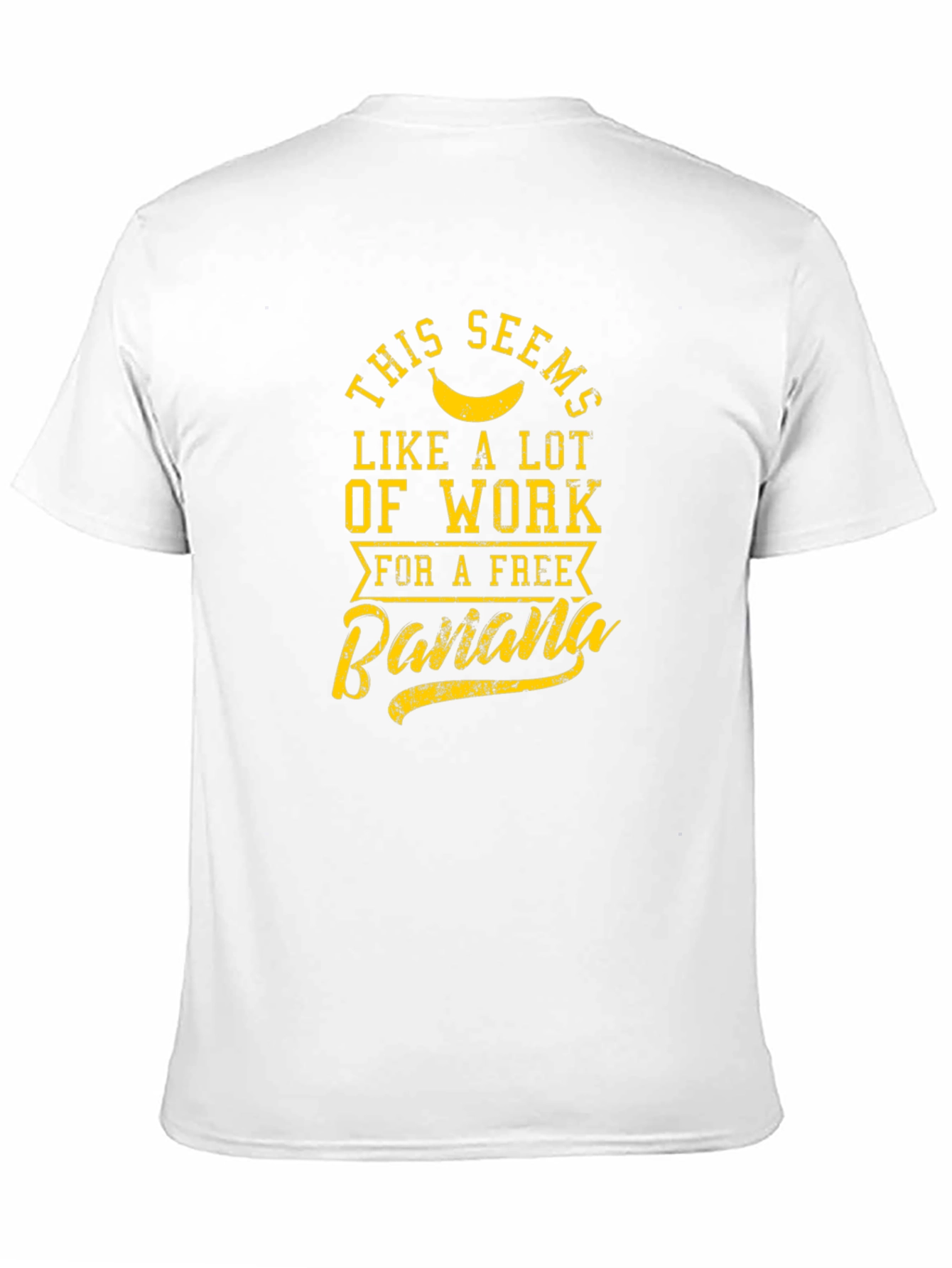 Funny Banana Graphic T-Shirt - Free Banana?