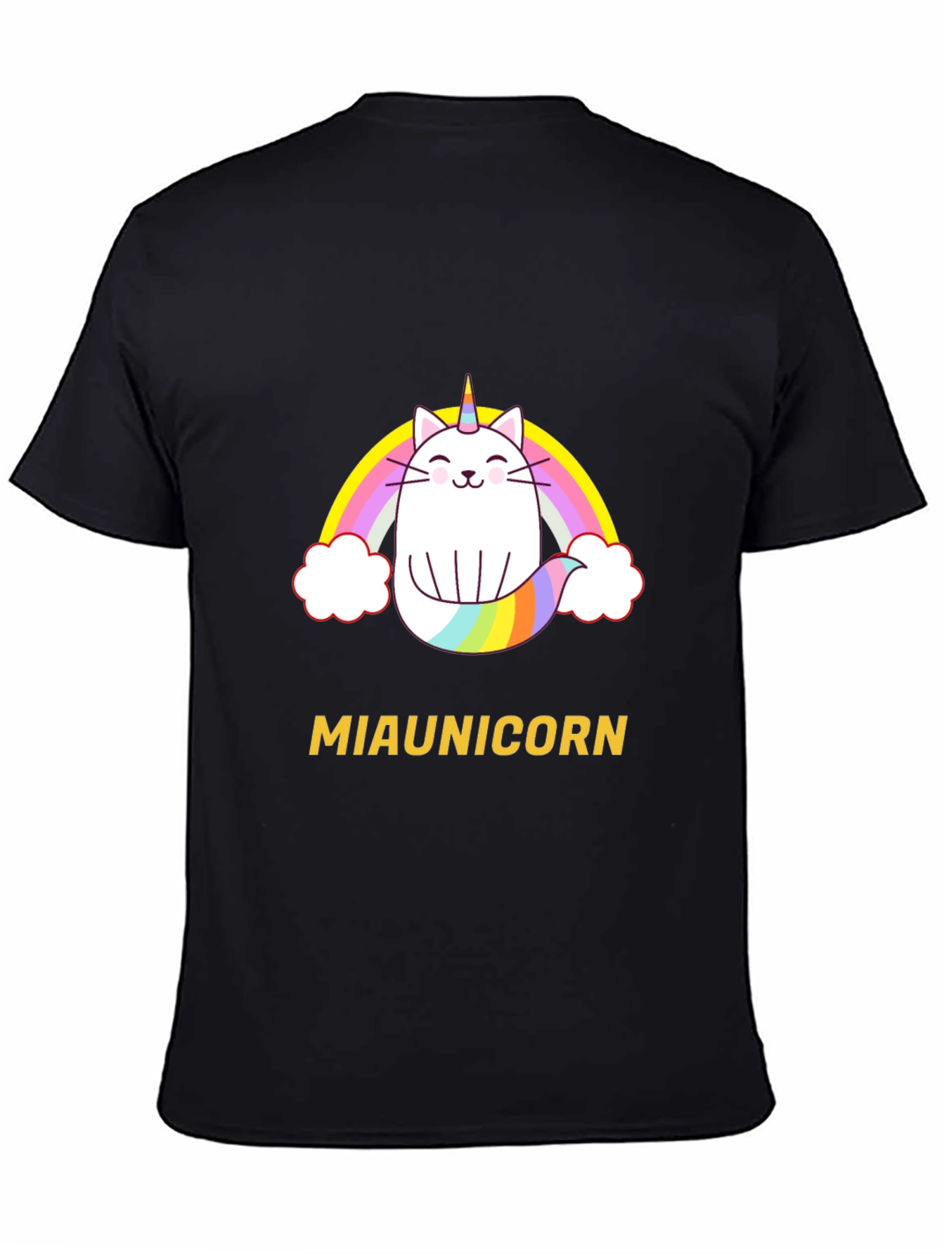 Miaunicorn Cat Rainbow T-Shirt