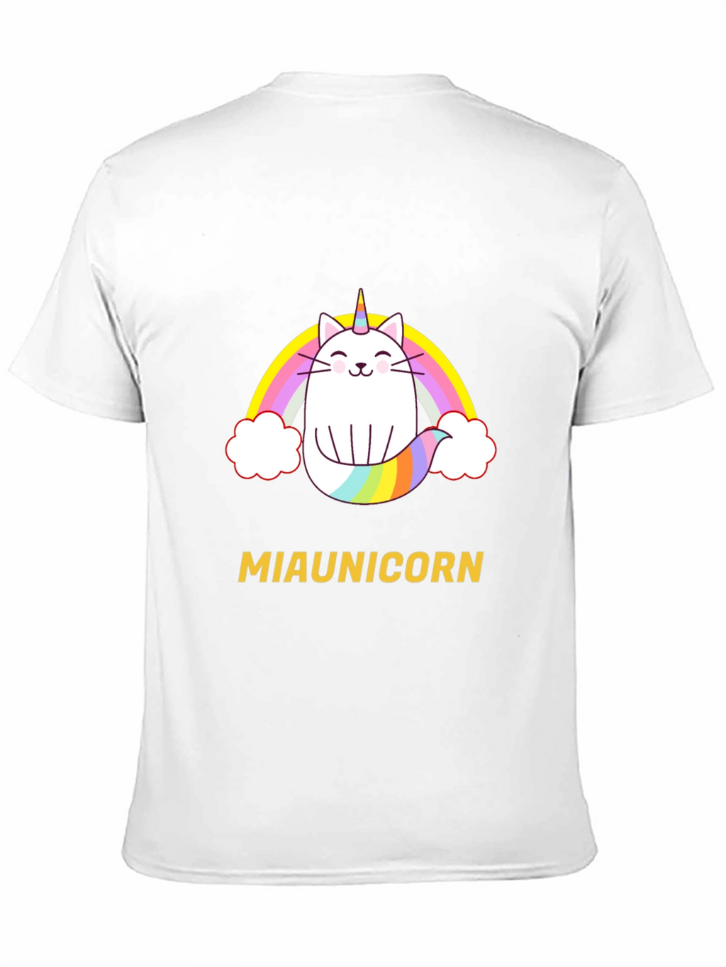 Miaunicorn Cat Rainbow T-Shirt