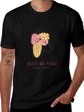 Just Be You Graphic T-Shirt - Black
