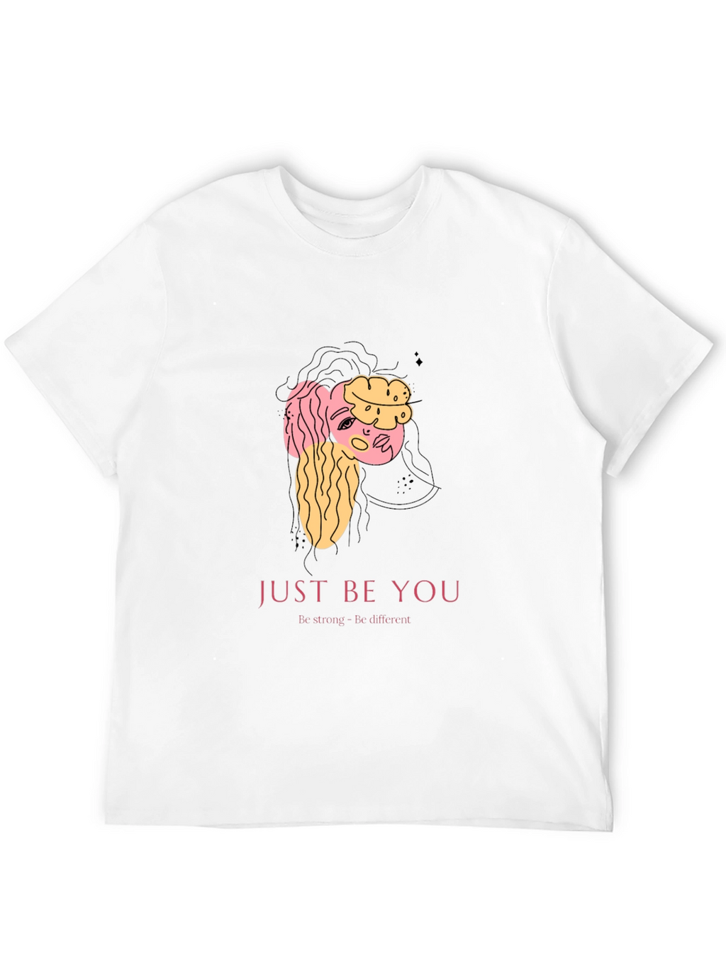 Just Be You Graphic T-Shirt - Black
