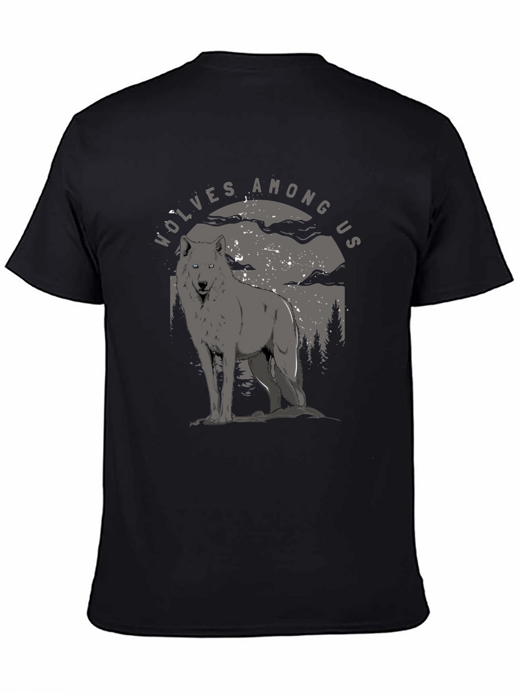 Wolves Among Us Graphic Tee - Midnight Howl T-Shirt