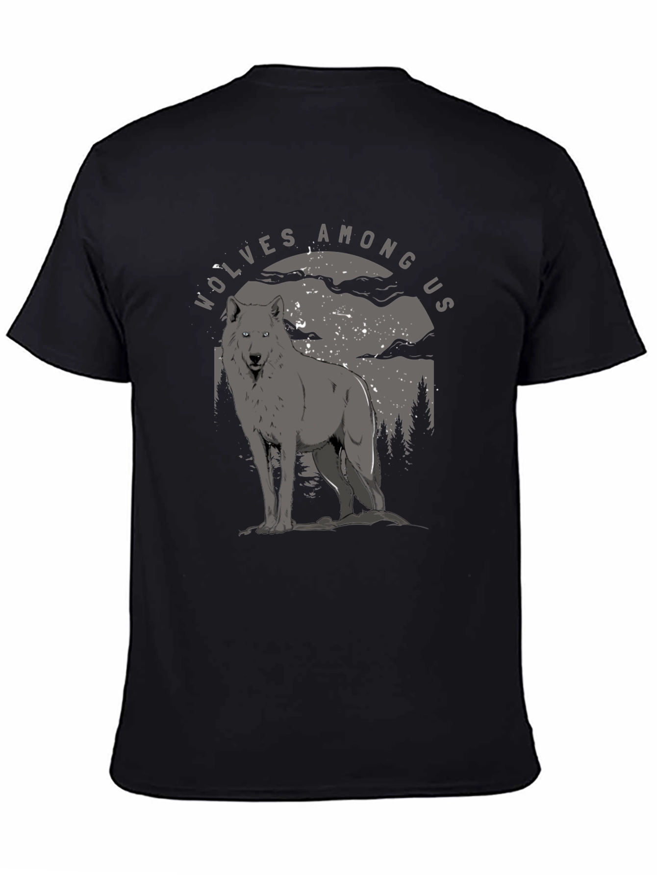 Wolves Among Us Graphic Tee - Midnight Howl T-Shirt
