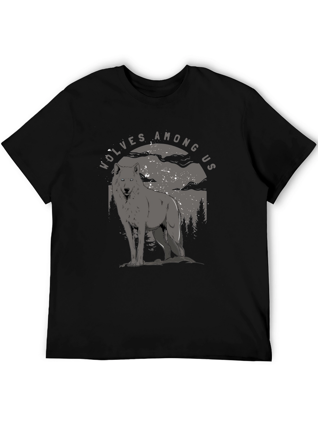 Wolves Among Us Graphic Tee - Midnight Howl T-Shirt