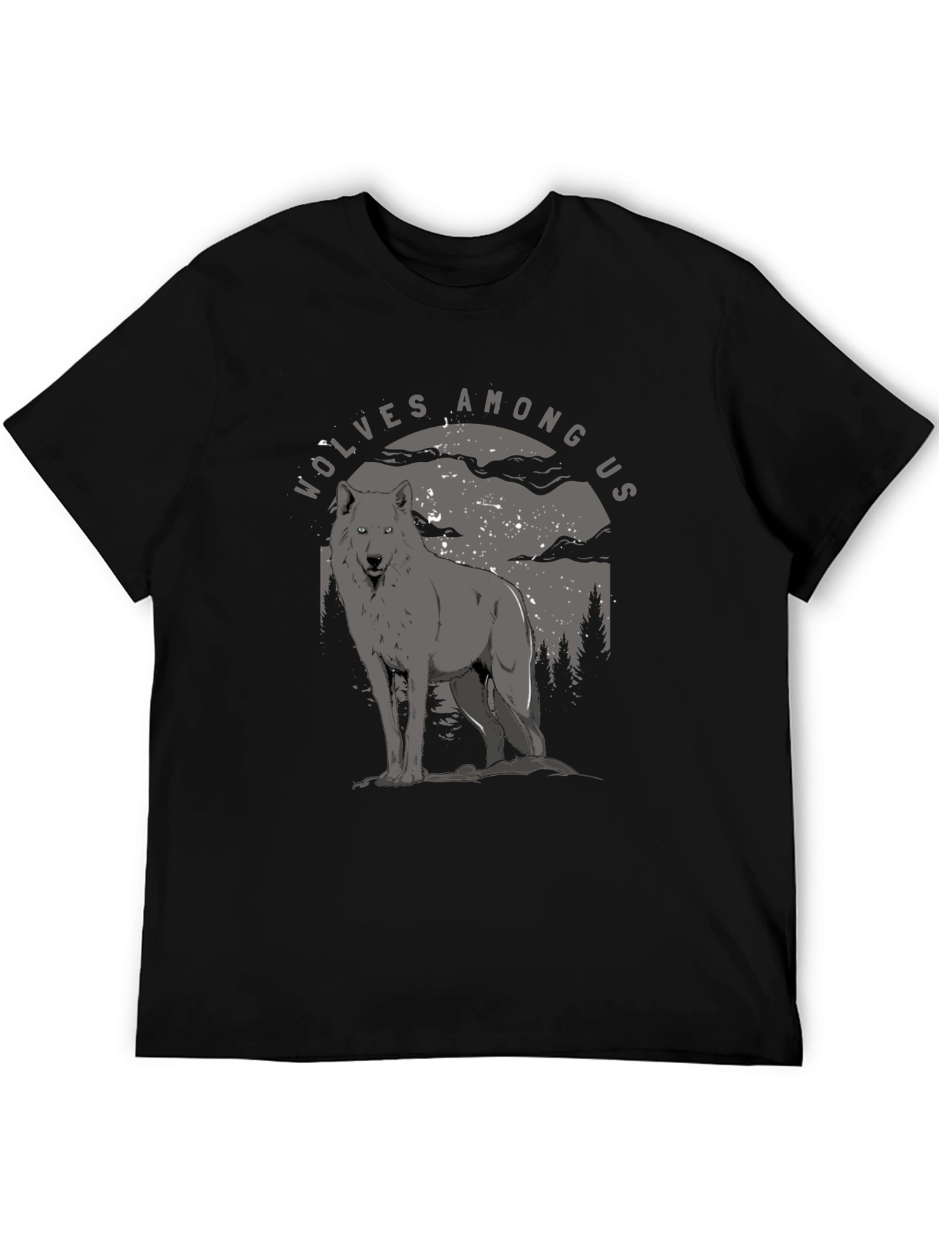 Wolves Among Us Graphic Tee - Midnight Howl T-Shirt