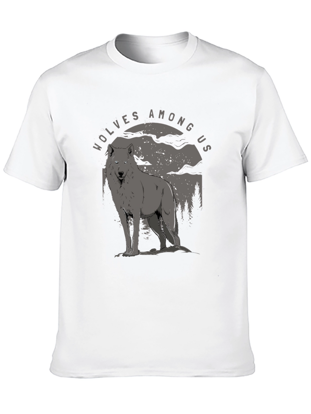 Wolves Among Us Graphic Tee - Midnight Howl T-Shirt