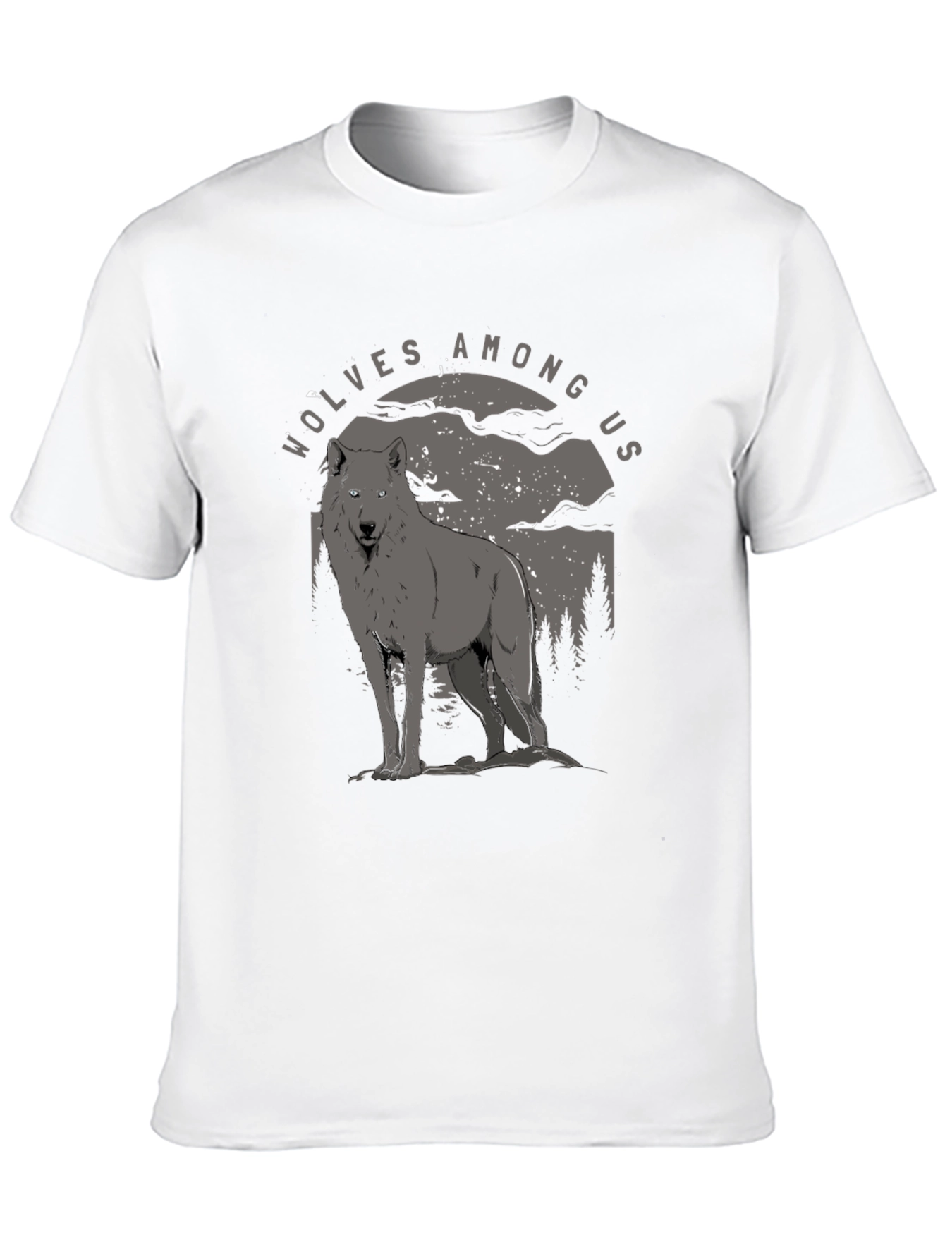 Wolves Among Us Graphic Tee - Midnight Howl T-Shirt
