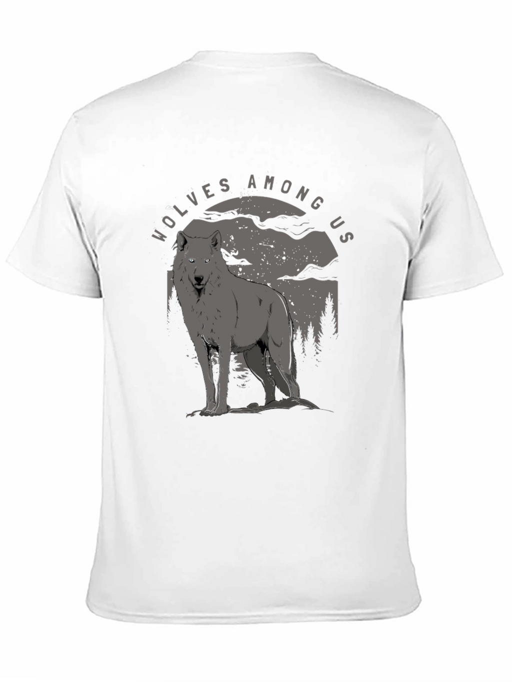 Wolves Among Us Graphic Tee - Midnight Howl T-Shirt