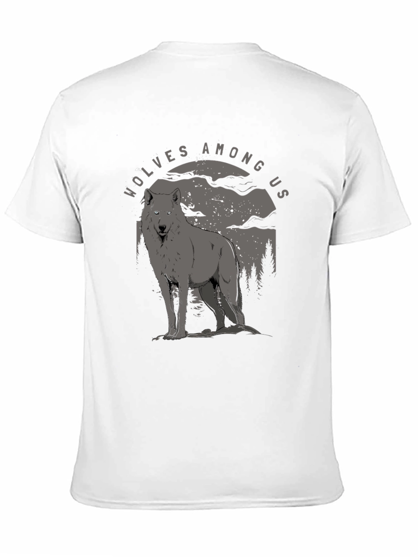 Wolves Among Us Graphic Tee - Midnight Howl T-Shirt