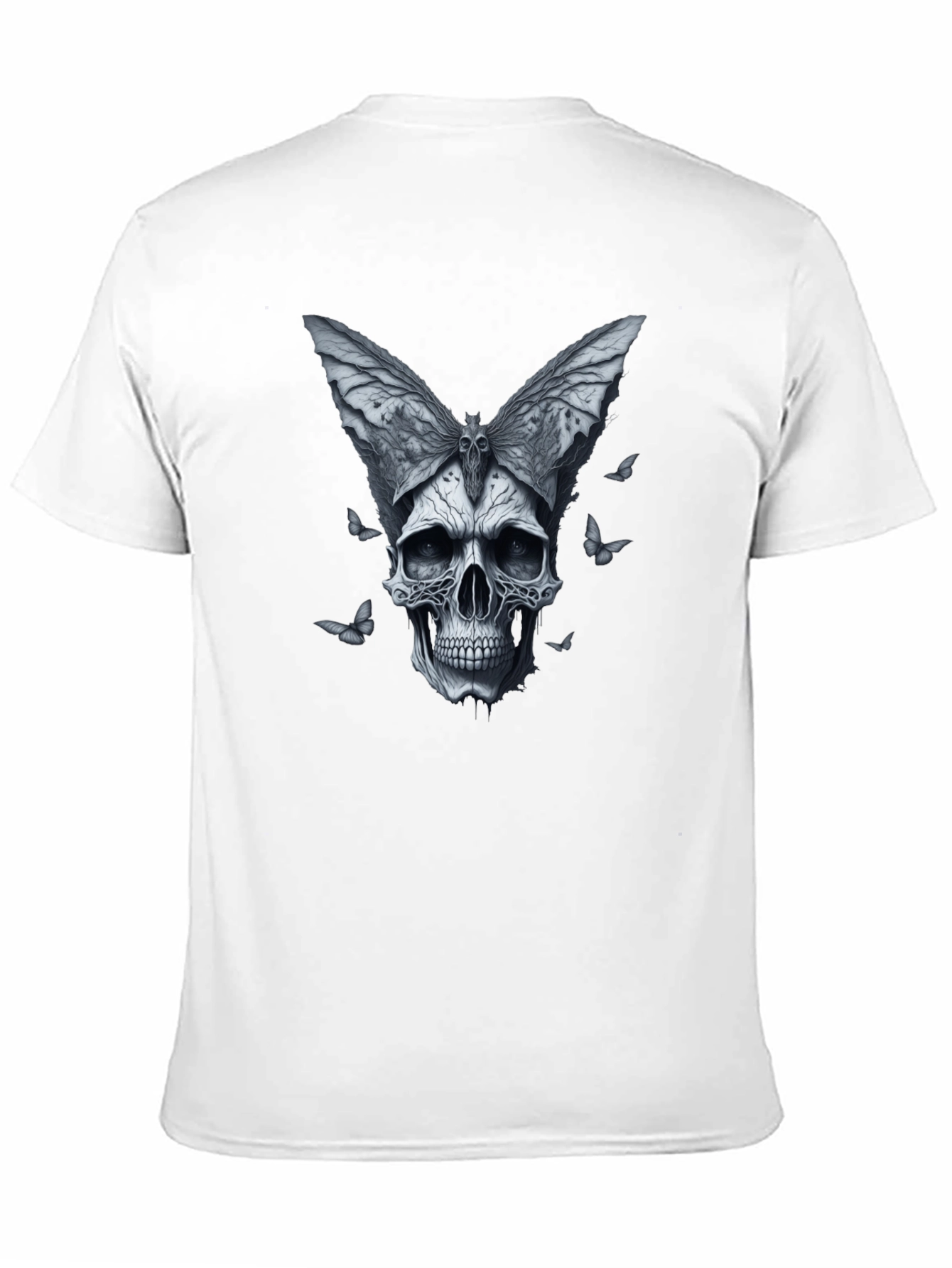 Skull Butterfly Graphic T-Shirt