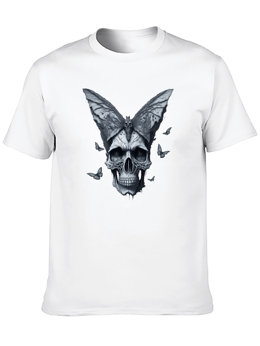 Skull Butterfly Graphic T-Shirt