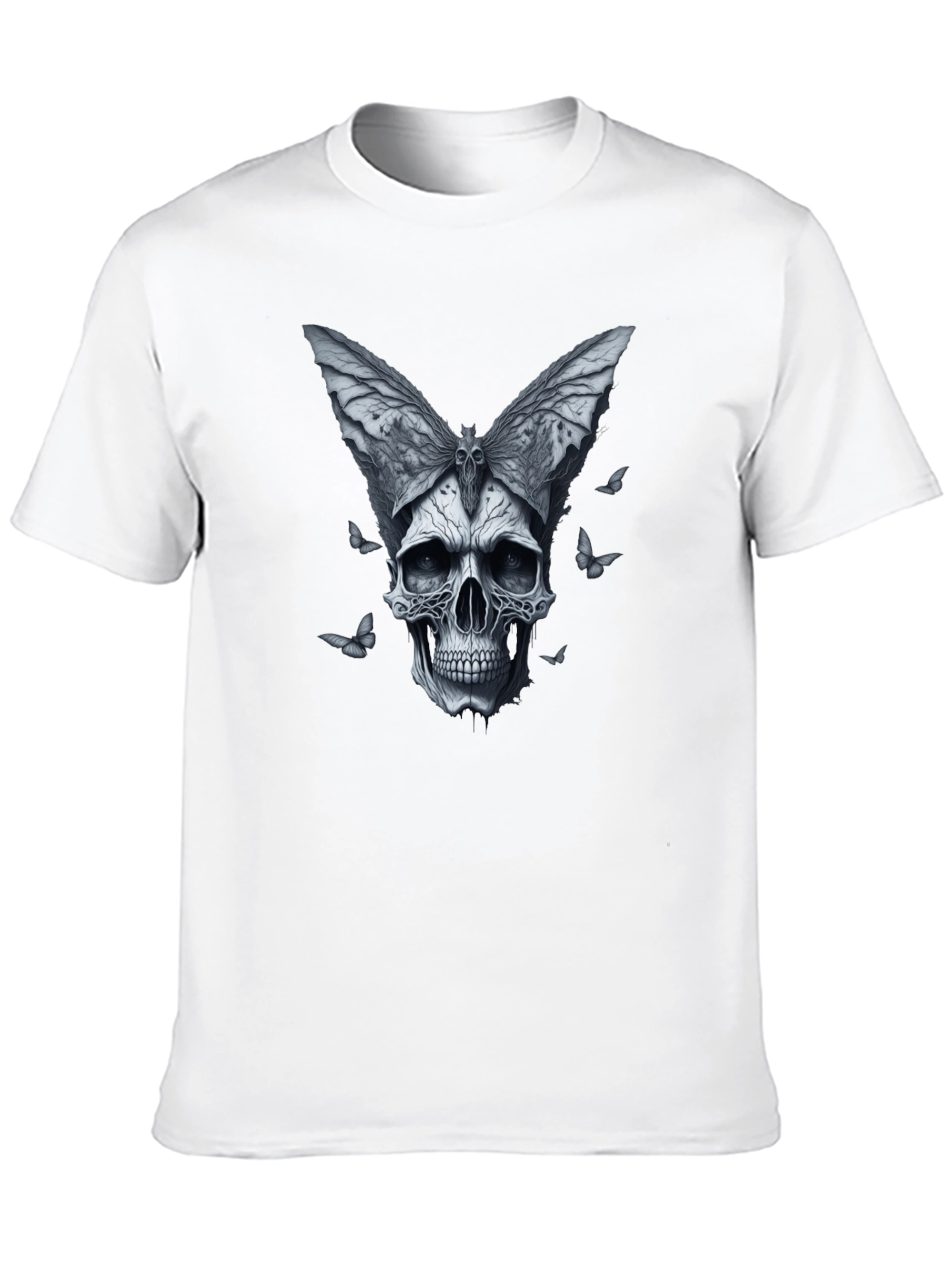 Skull Butterfly Graphic T-Shirt