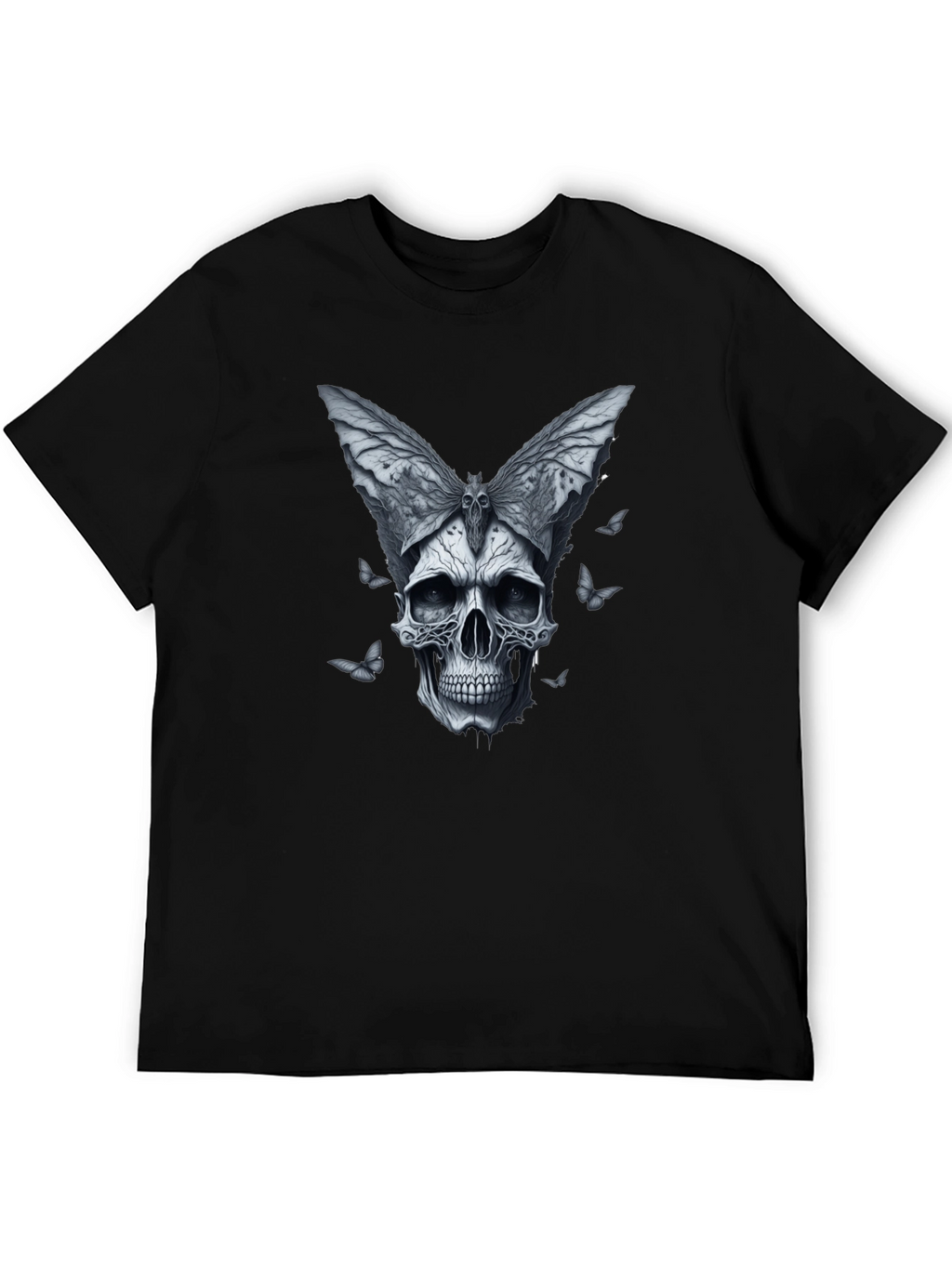 Skull Butterfly Graphic T-Shirt