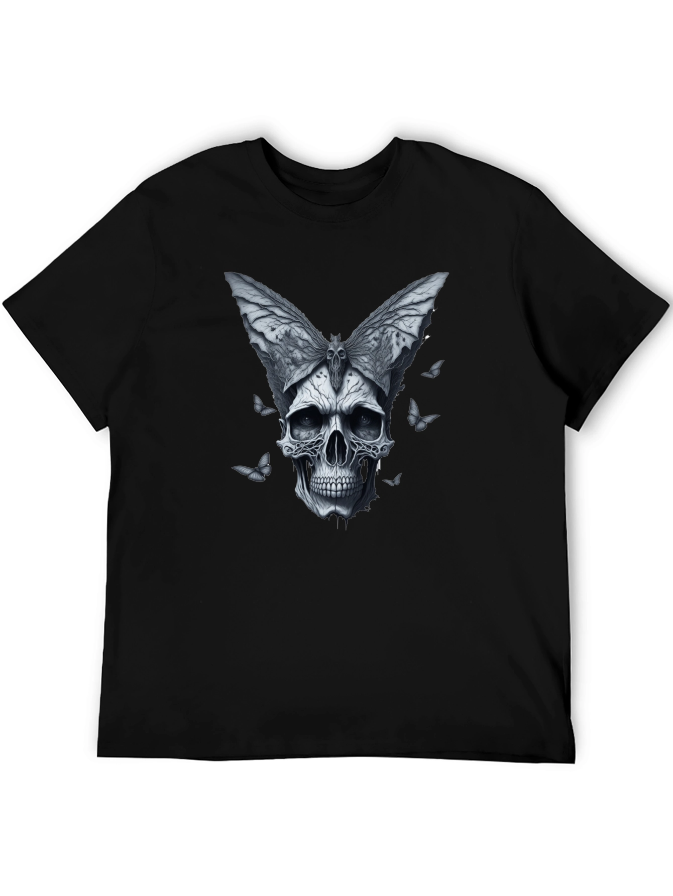 Skull Butterfly Graphic T-Shirt