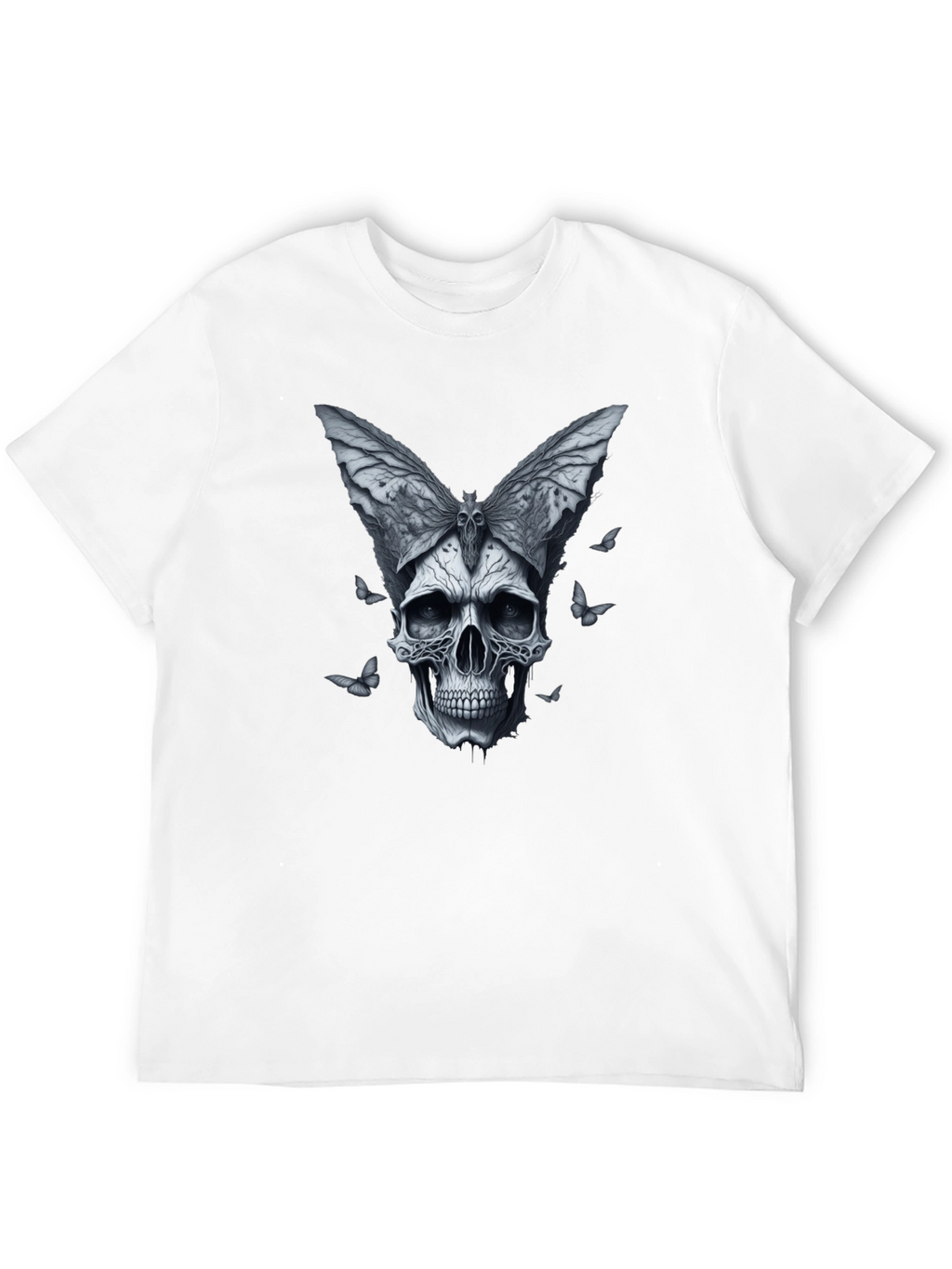 Skull Butterfly Graphic T-Shirt