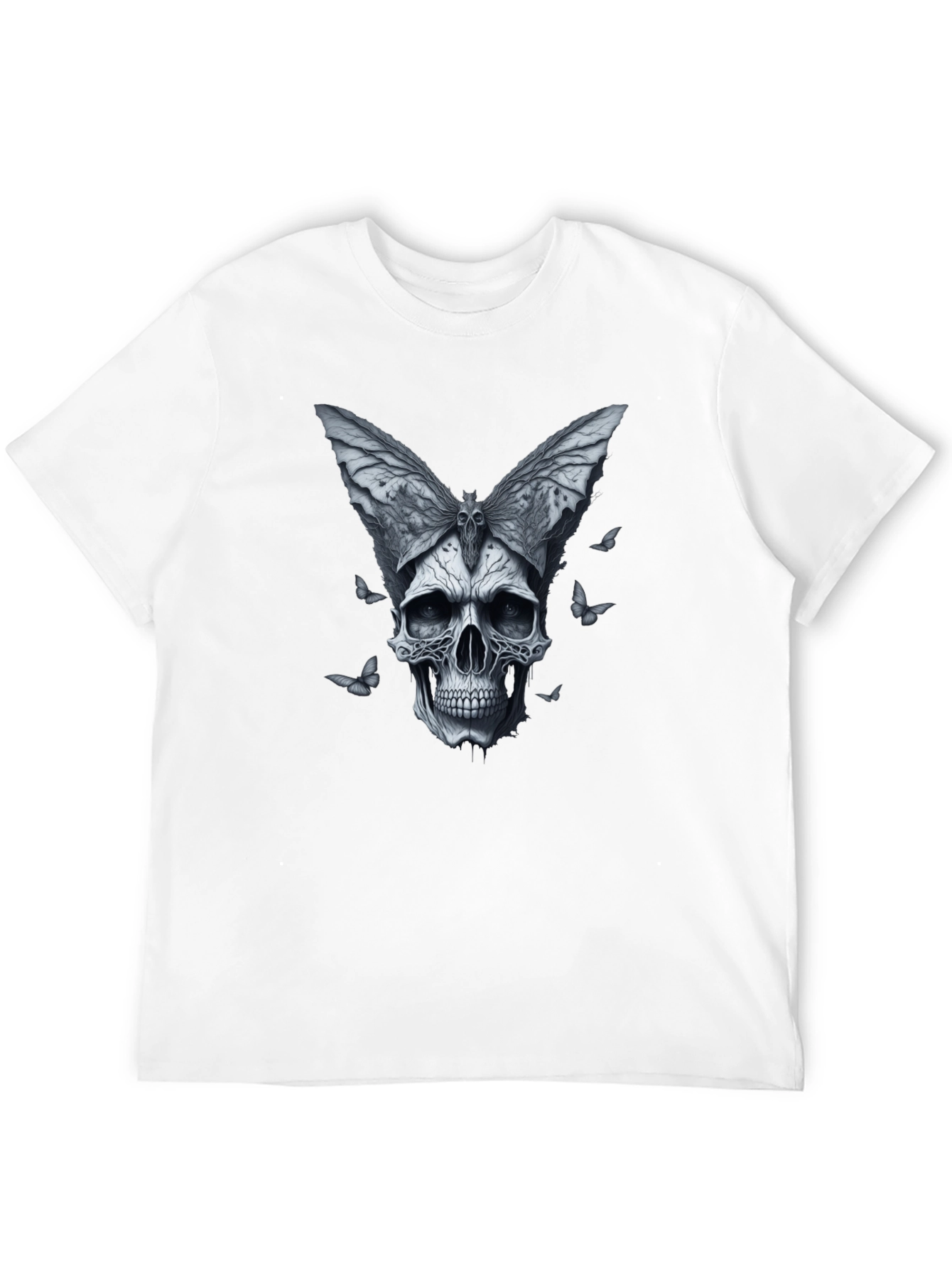 Skull Butterfly Graphic T-Shirt