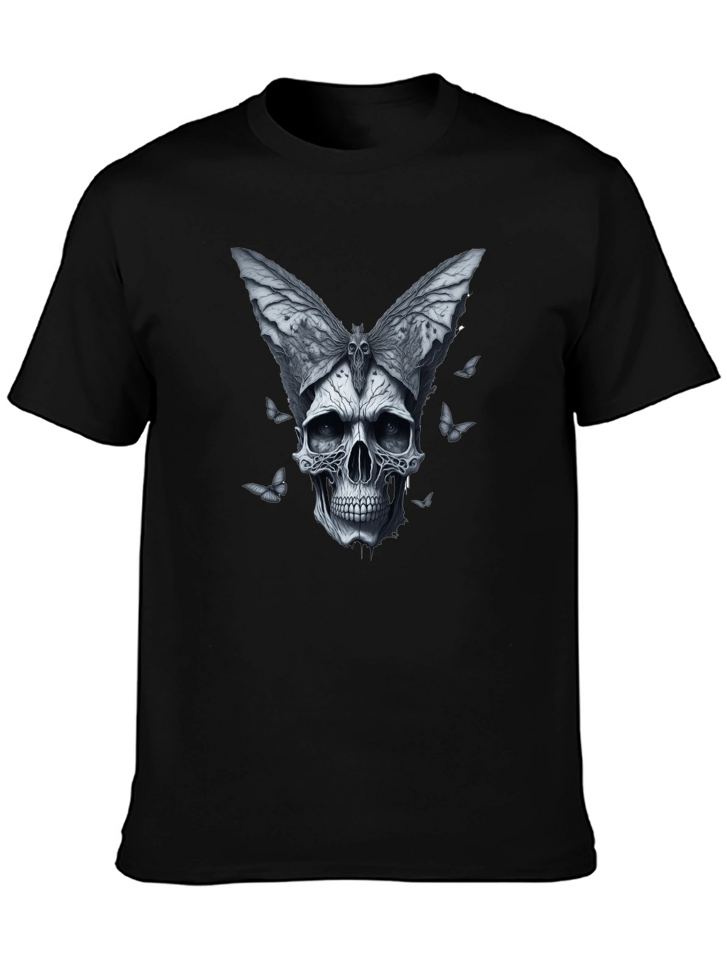 Skull Butterfly Graphic T-Shirt