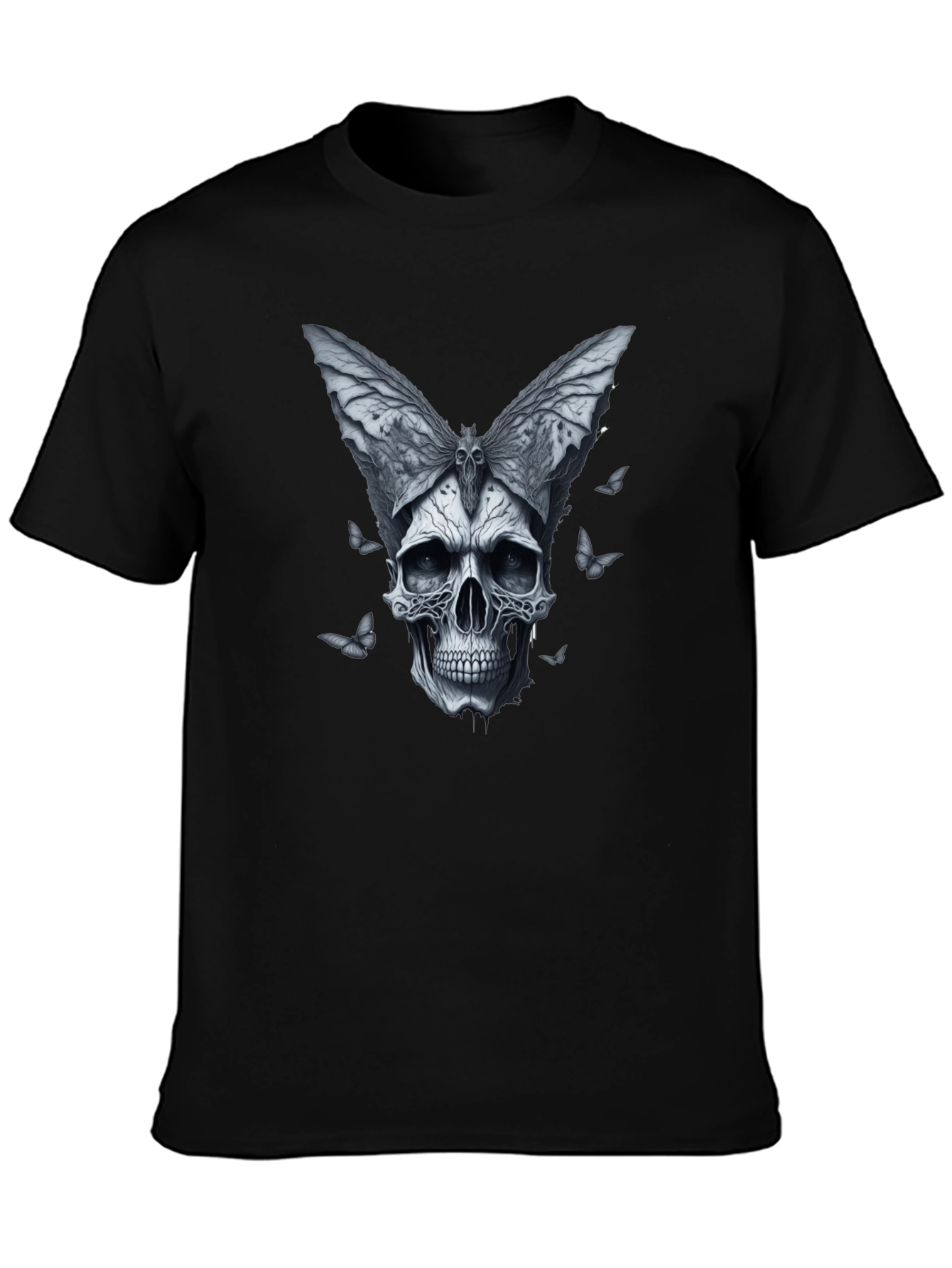 Skull Butterfly Graphic T-Shirt