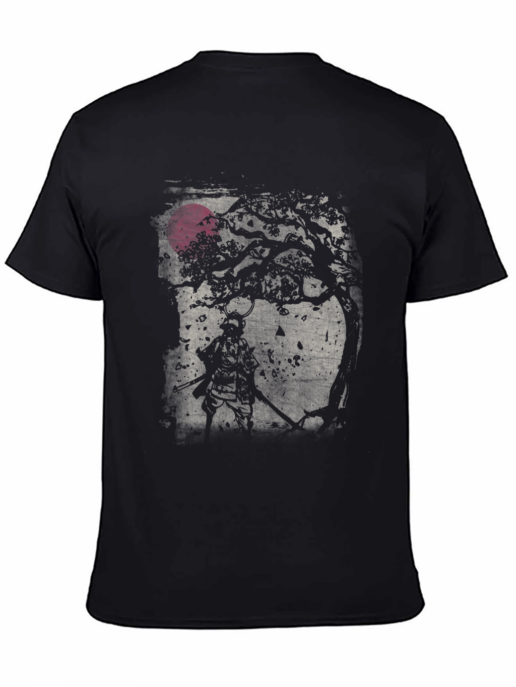 Samurai Under Tree Graphic T-Shirt