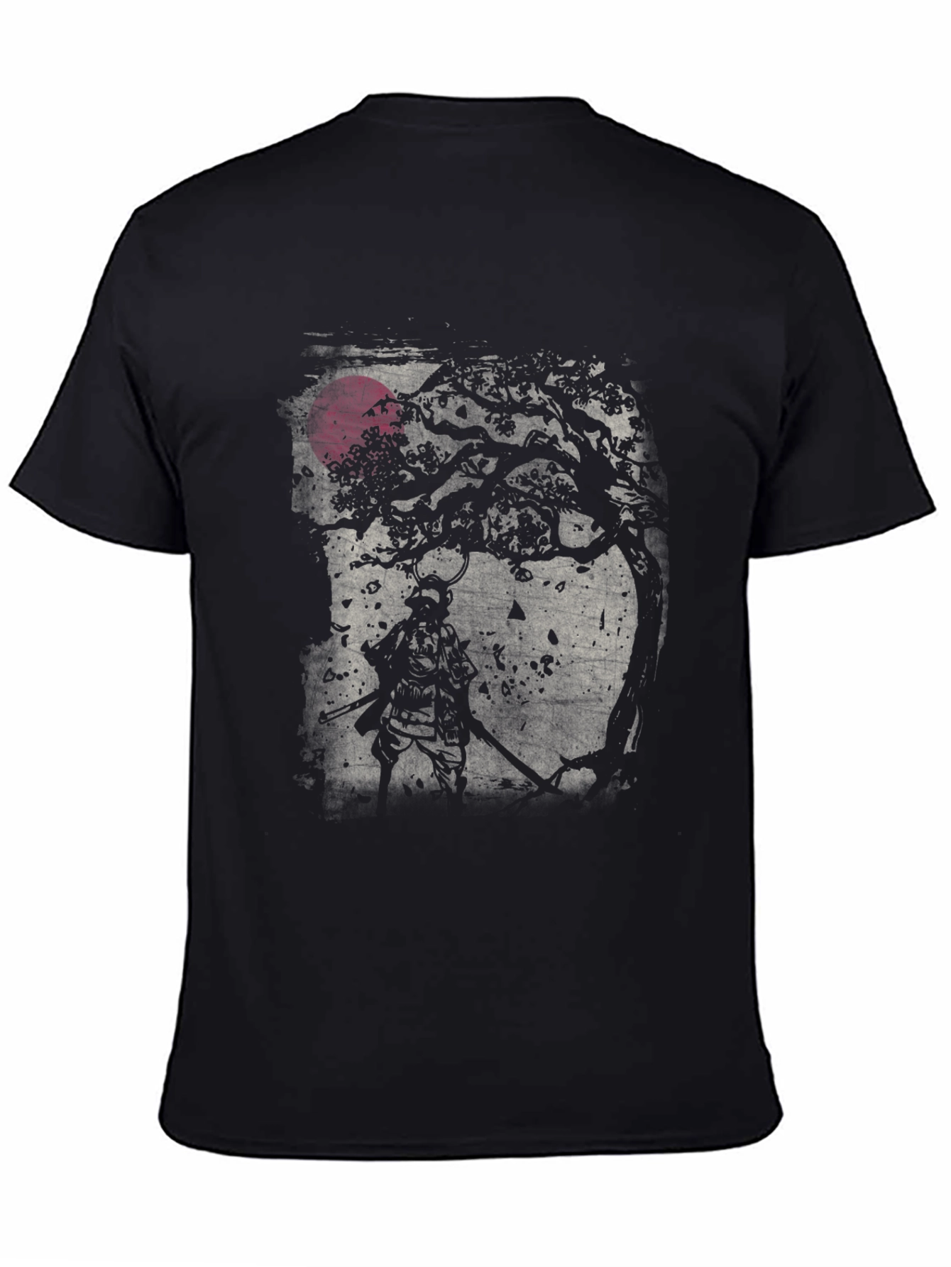 Samurai Under Tree Graphic T-Shirt
