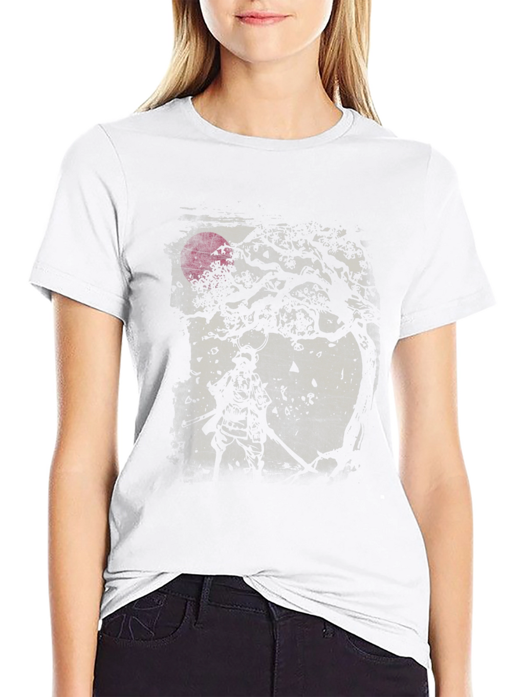 Samurai Under Tree Graphic T-Shirt