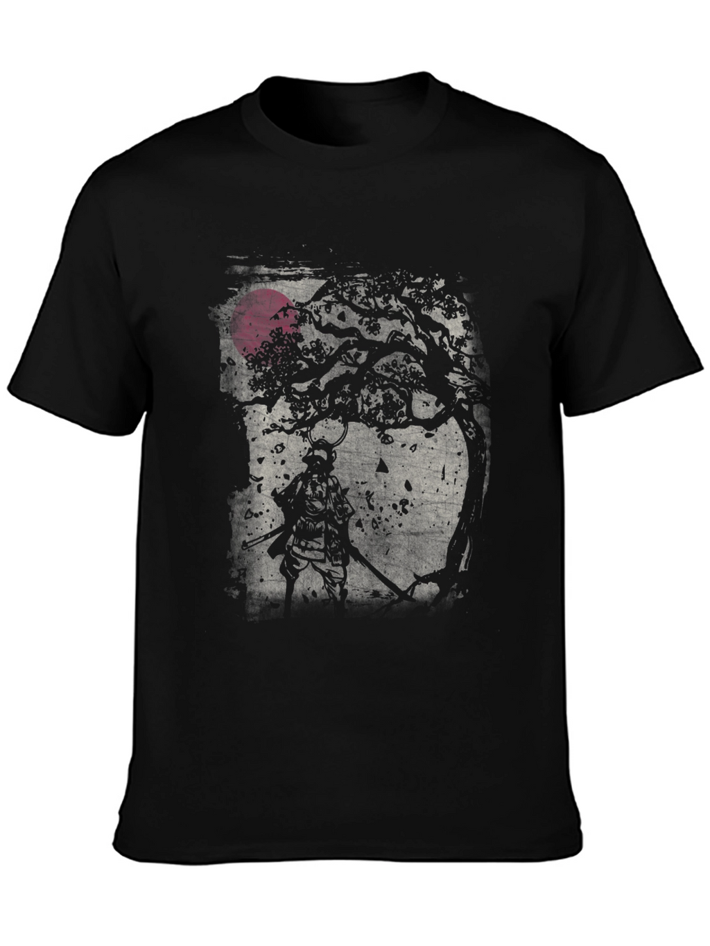 Samurai Under Tree Graphic T-Shirt