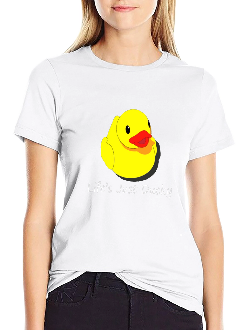 Lifes Just Ducky T-Shirt - Cute Rubber Duck Tee